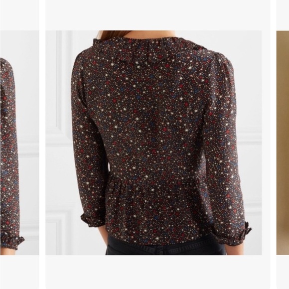 Madewell Size Small 100% Silk Long Sleeve Blouse - Picture 2 of 11